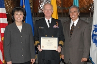 Dr. Yvette Roubideaux, CAPT Eugene Dannels, Don Davis